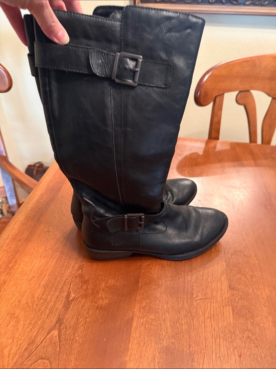 boc Shoes - boc Black Tall Buckle Riding Boots